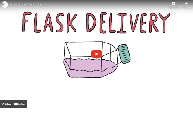 Flask Delivery Video from CH3 Biosystem
